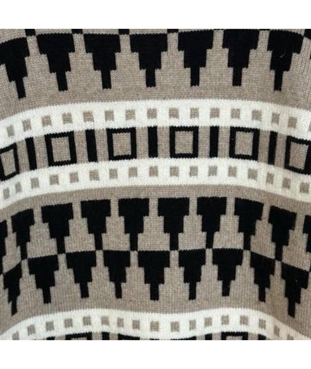 MAX MARA Бежевое шерстяное платье, фото 4