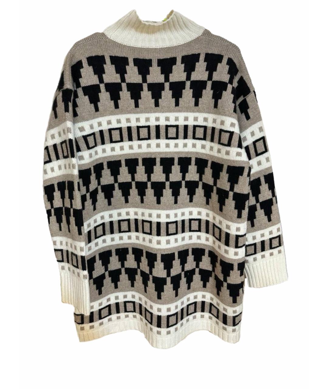 MAX MARA Бежевое шерстяное платье, фото 1