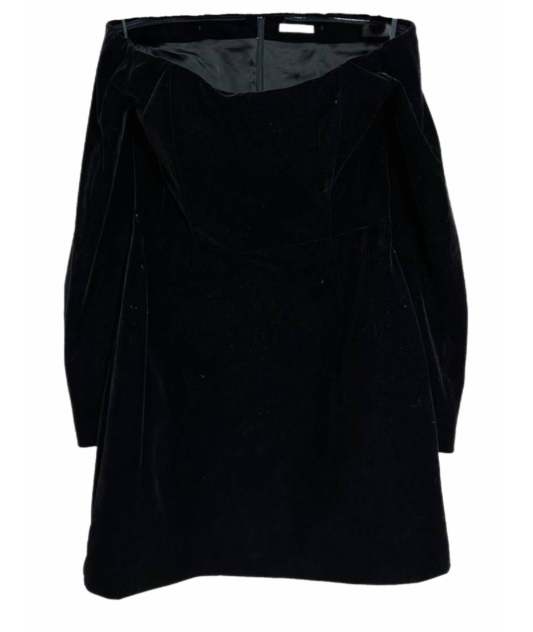 12 STOREEZ Черное бархатное вечернее платье, фото 1