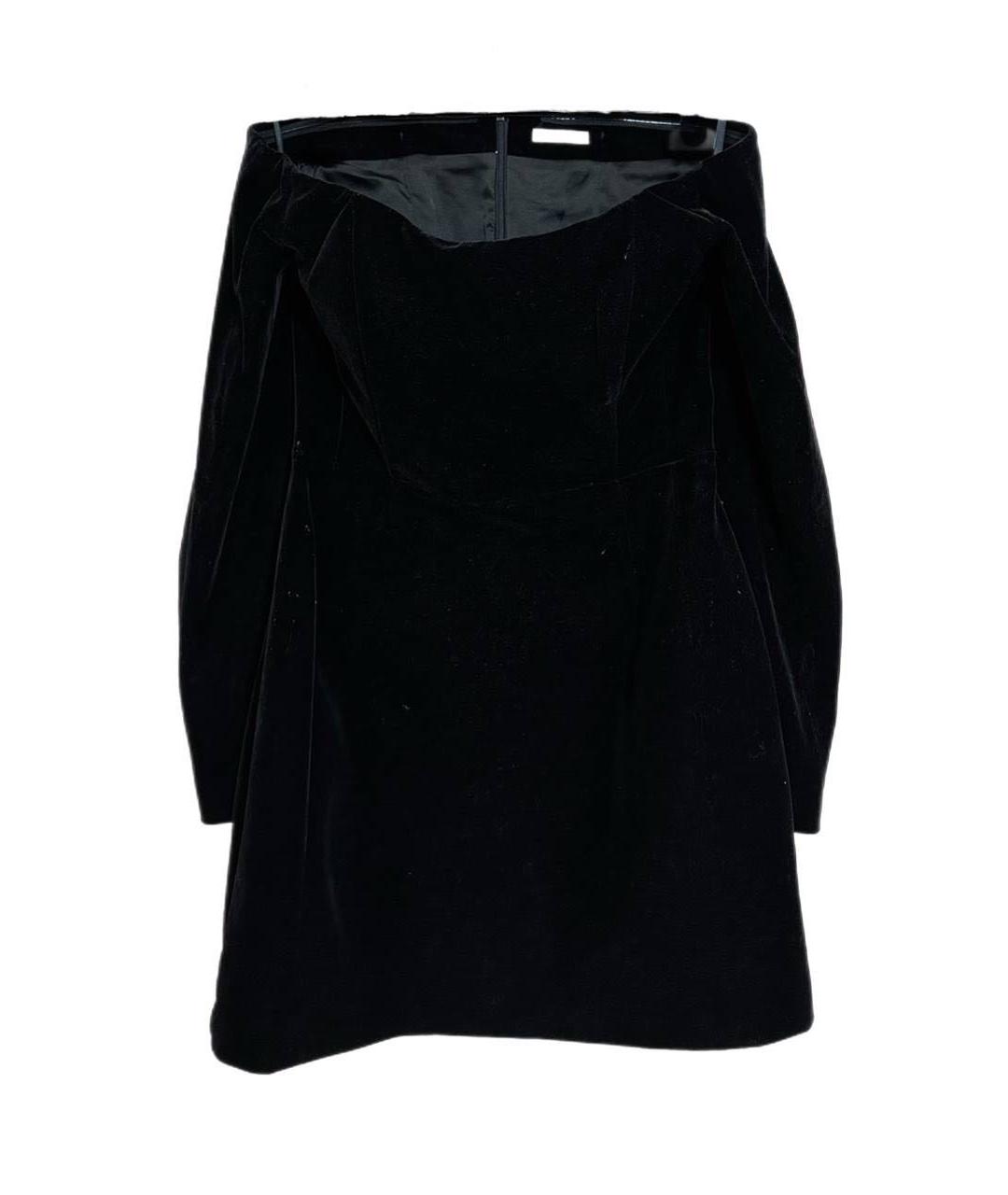 12 STOREEZ Черное бархатное вечернее платье, фото 5