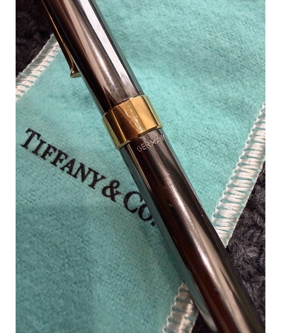 TIFFANY&CO Золотая металлическая шариковая ручка, фото 7