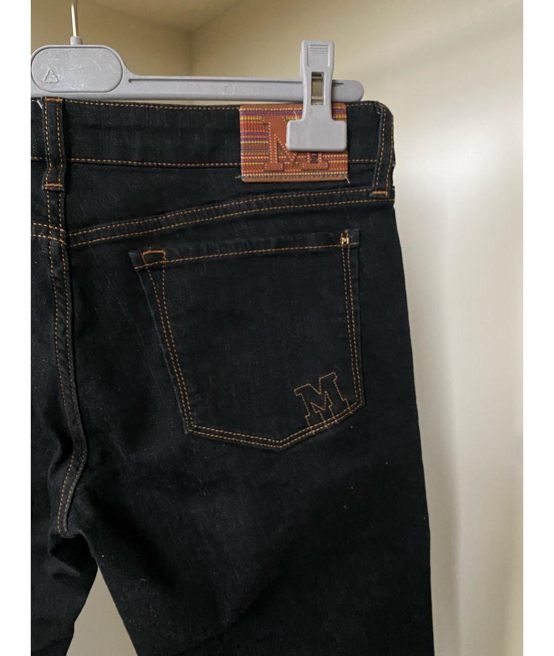 MISSONI Черные хлопко-эластановые джинсы слим, фото 8