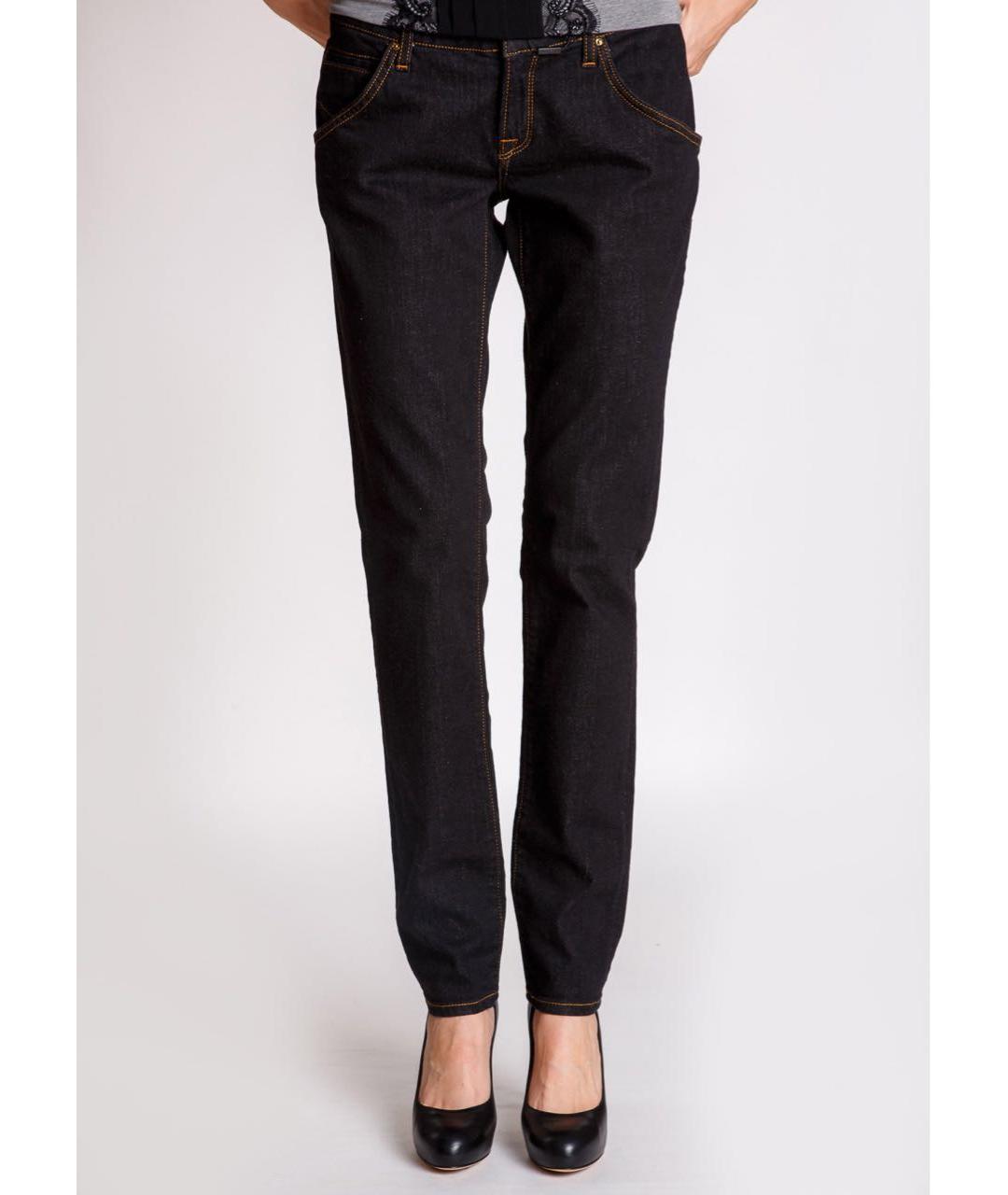 MISSONI Черные хлопко-эластановые джинсы слим, фото 2