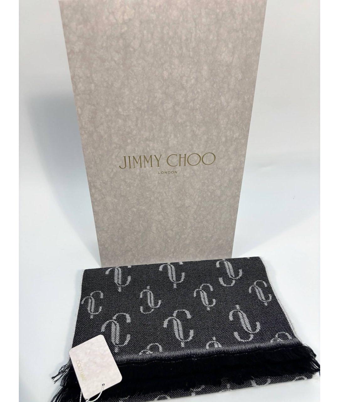 JIMMY CHOO Мульти шерстяной шарф, фото 9