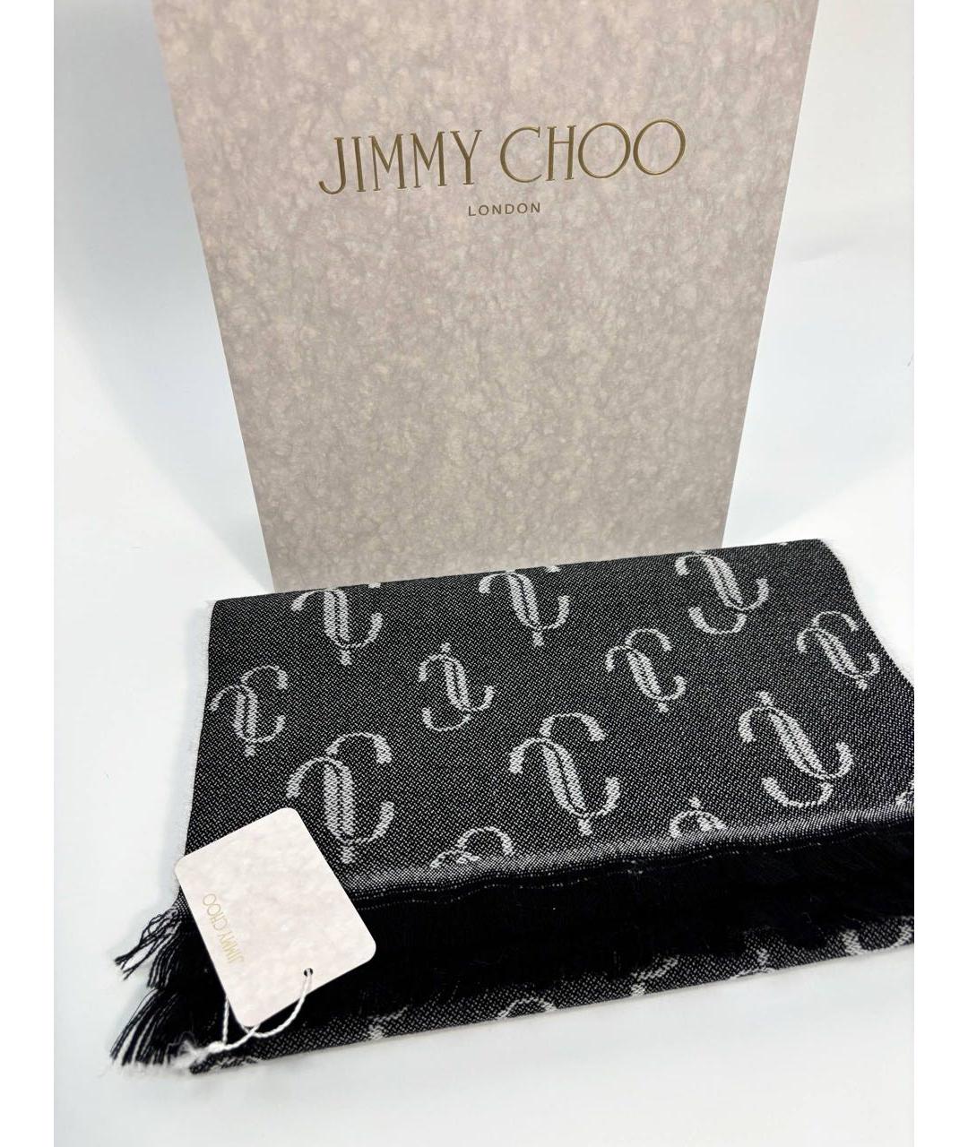 JIMMY CHOO Мульти шерстяной шарф, фото 4