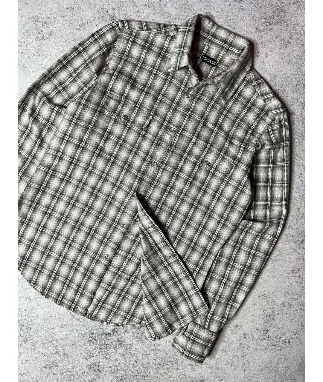 TOM FORD Мульти хлопковая кэжуал рубашка, фото 5