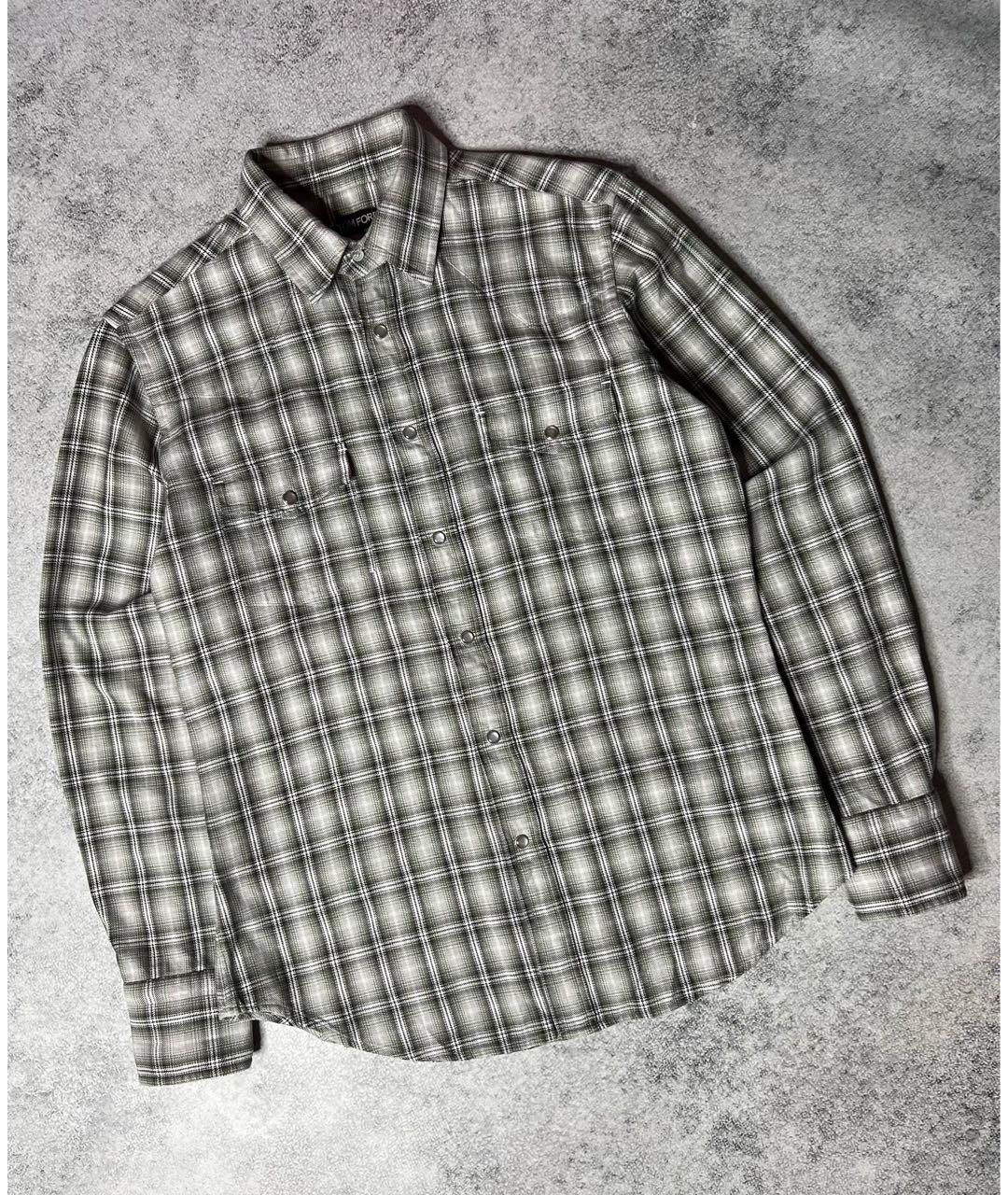 TOM FORD Мульти хлопковая кэжуал рубашка, фото 9