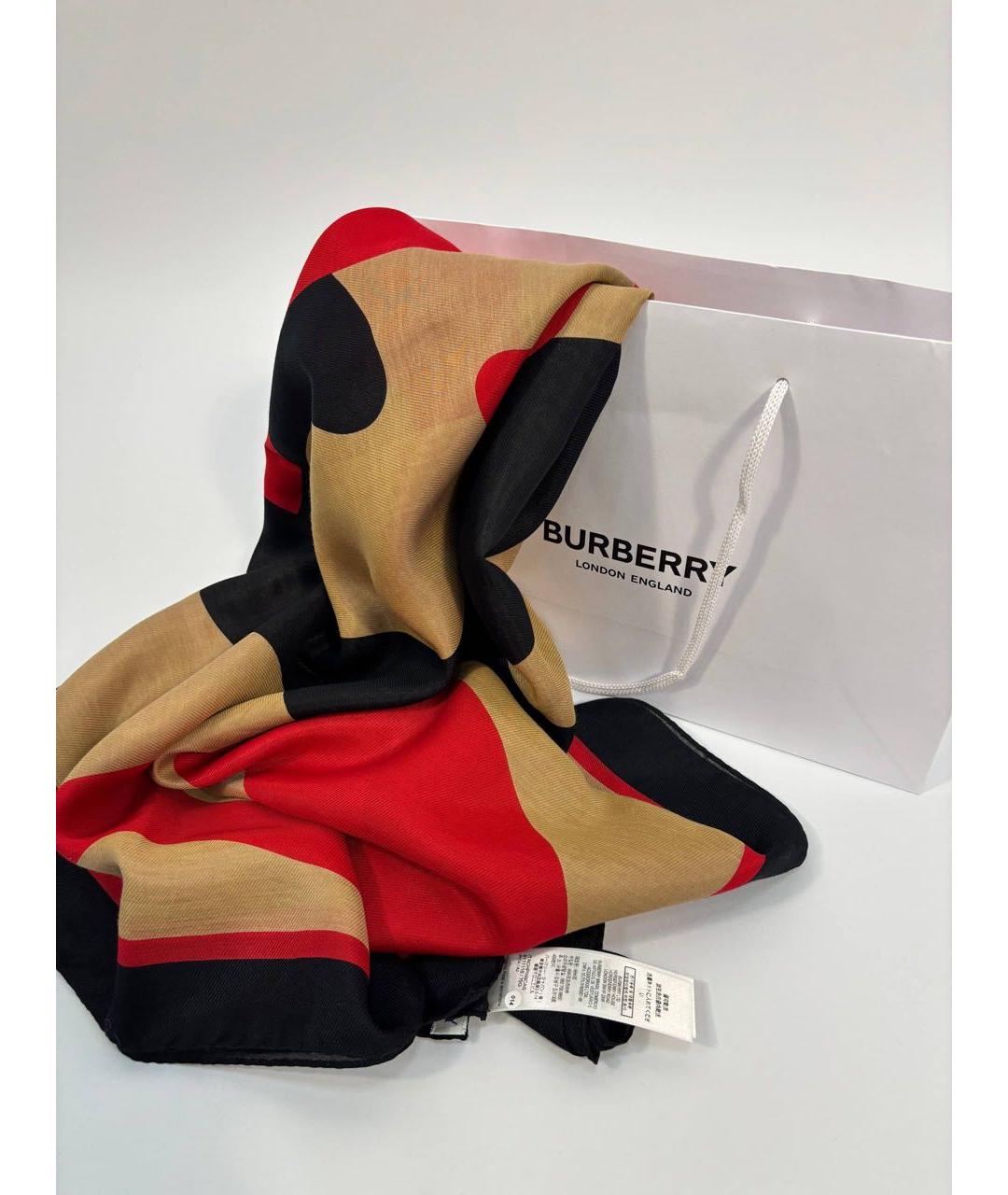BURBERRY Мульти шерстяной платок, фото 3