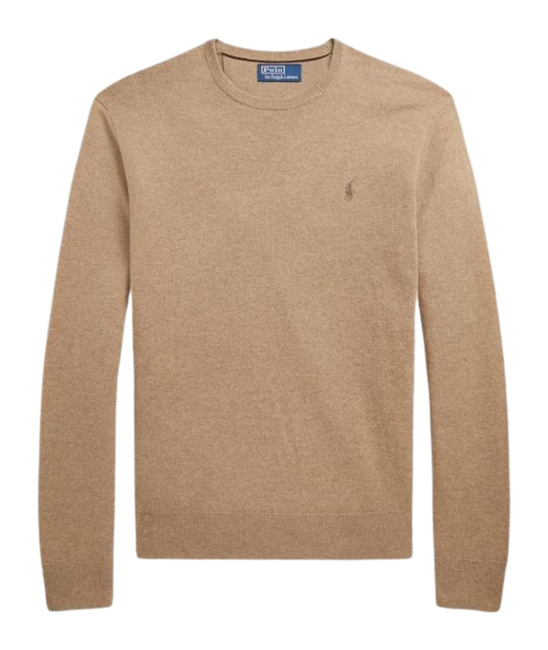 POLO RALPH LAUREN Коричневый джемпер / свитер, фото 1