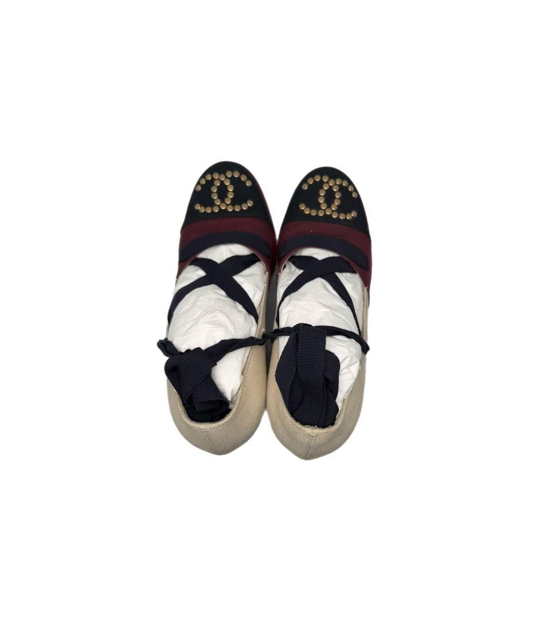 CHANEL Бежевые туфли, фото 3