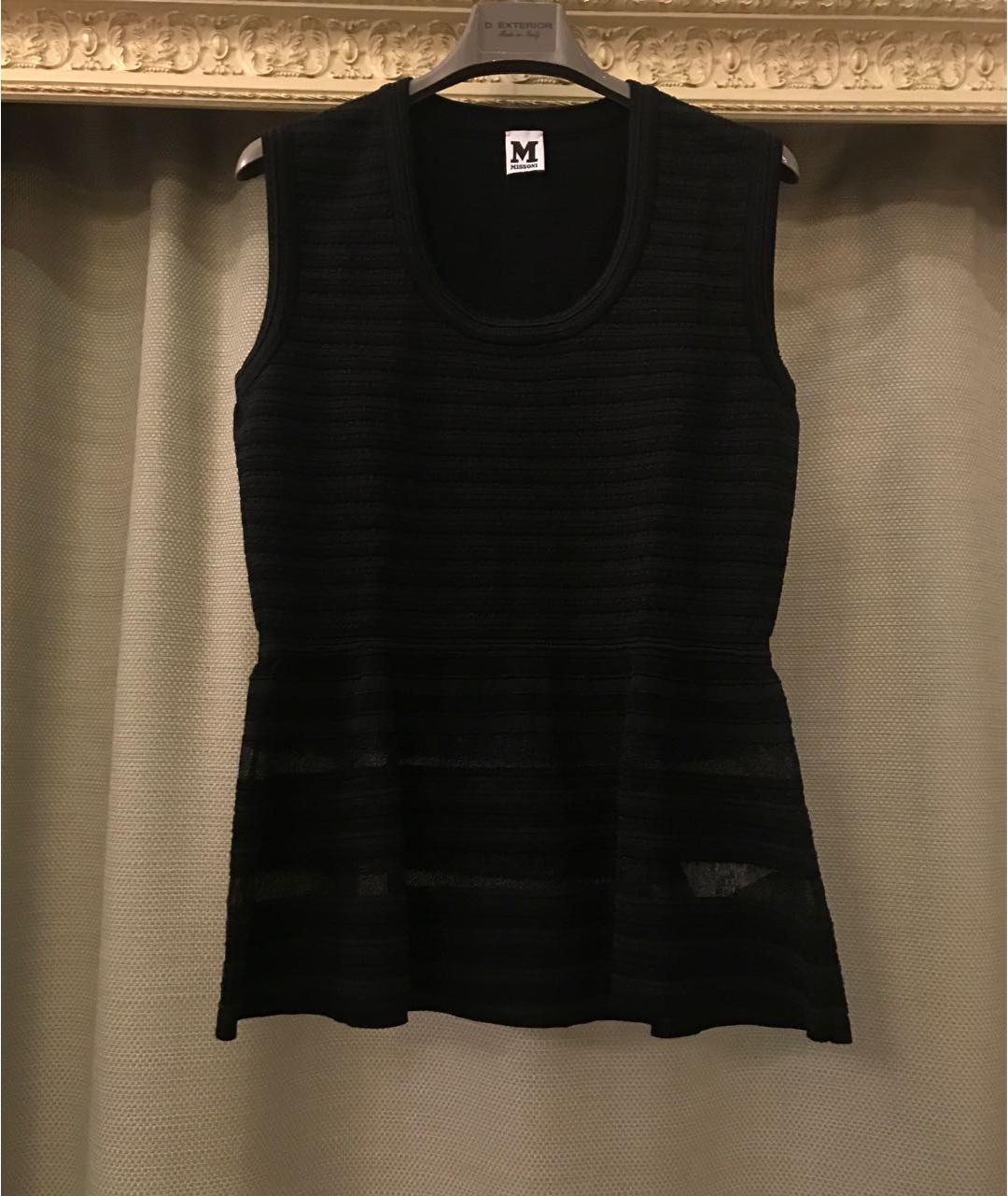 MISSONI Черный хлопковый джемпер / свитер, фото 7