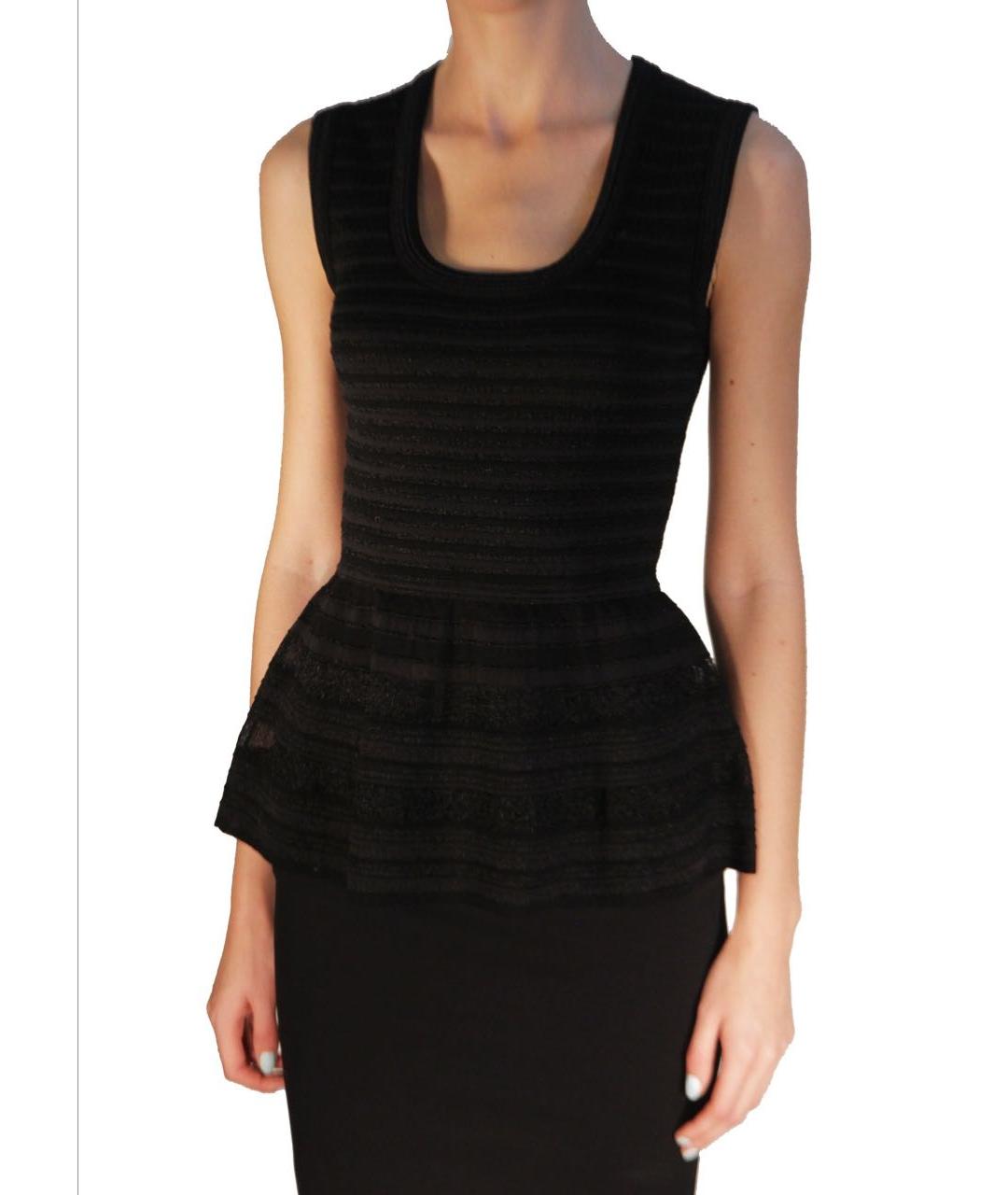 MISSONI Черный хлопковый джемпер / свитер, фото 3