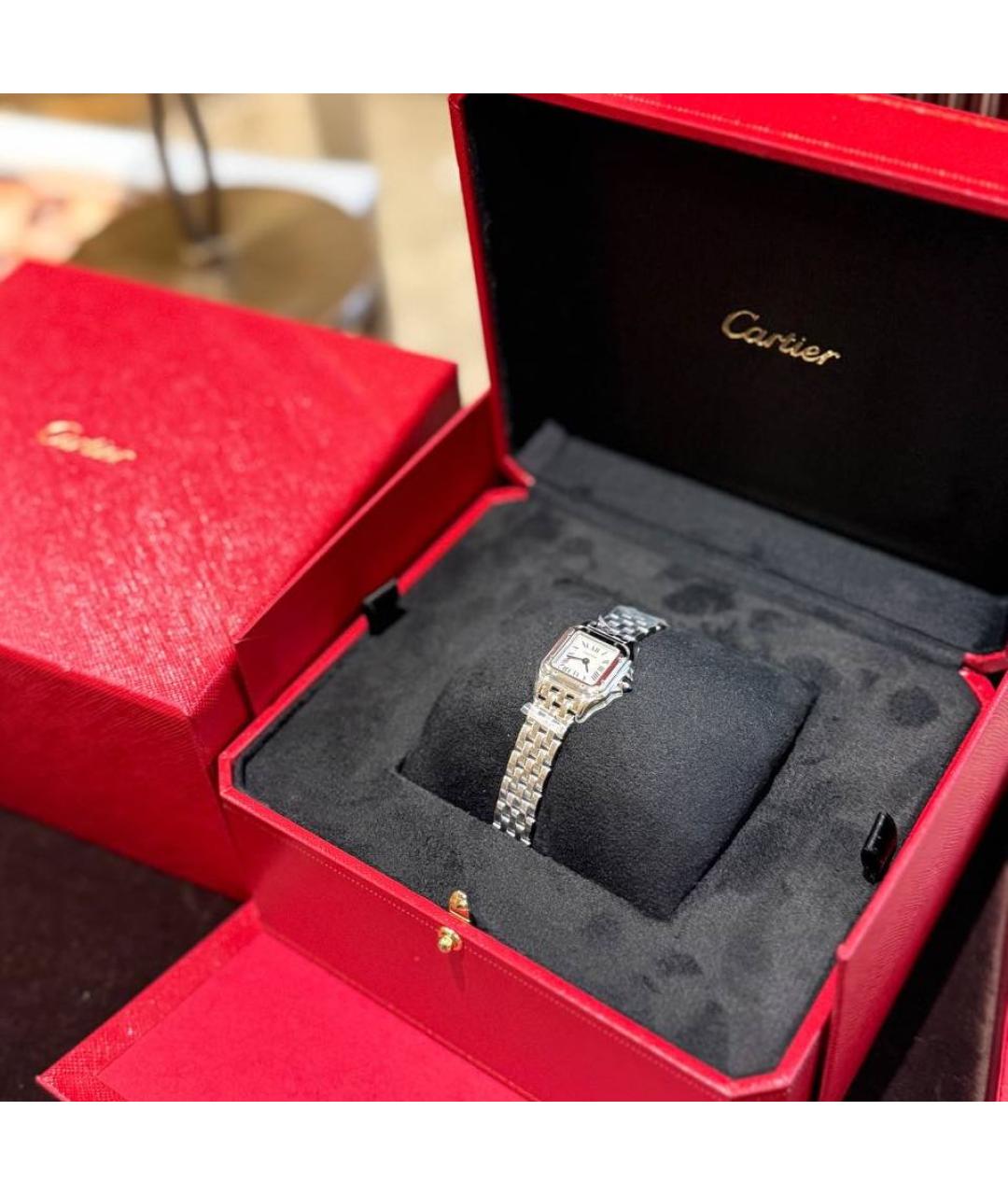 CARTIER Серебряные металлические часы, фото 3