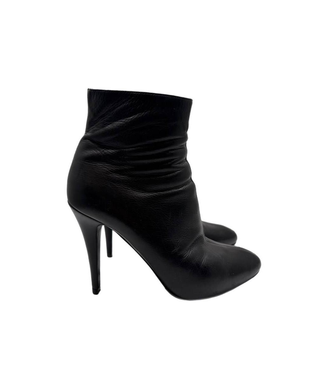 PRADA Черные кожаные сапоги, фото 1