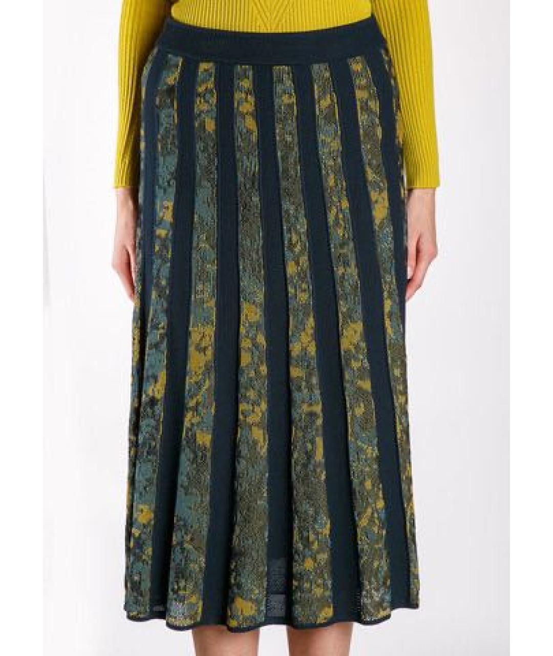 MISSONI Мульти вискозная юбка макси, фото 3