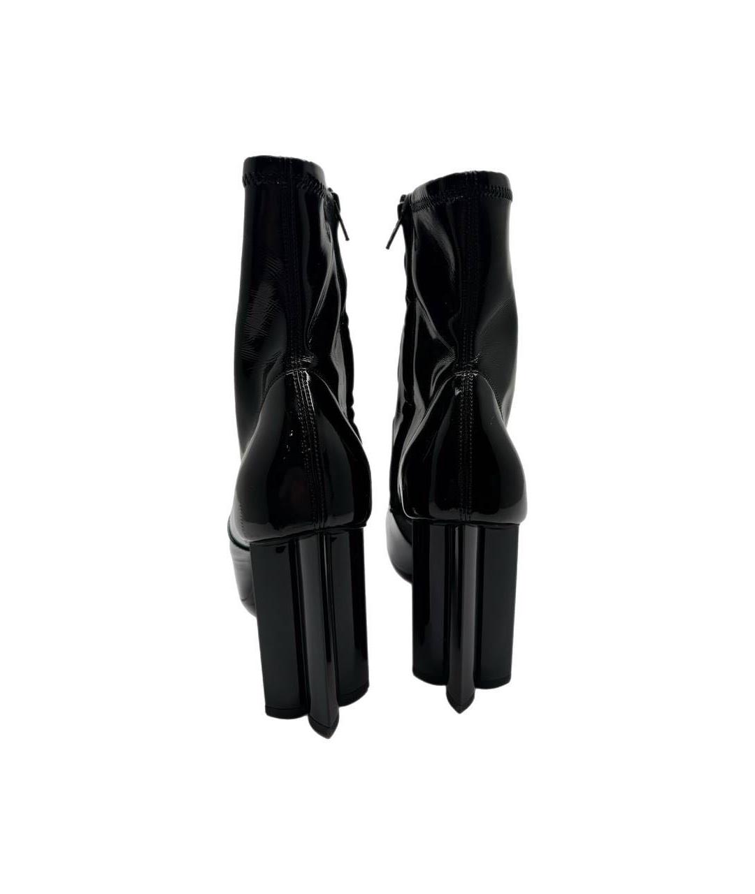 LOUIS VUITTON Черные кожаные сапоги, фото 4