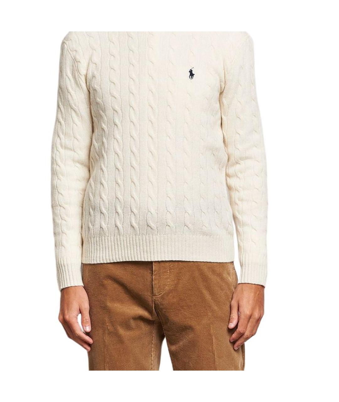 POLO RALPH LAUREN Бежевый джемпер / свитер, фото 3