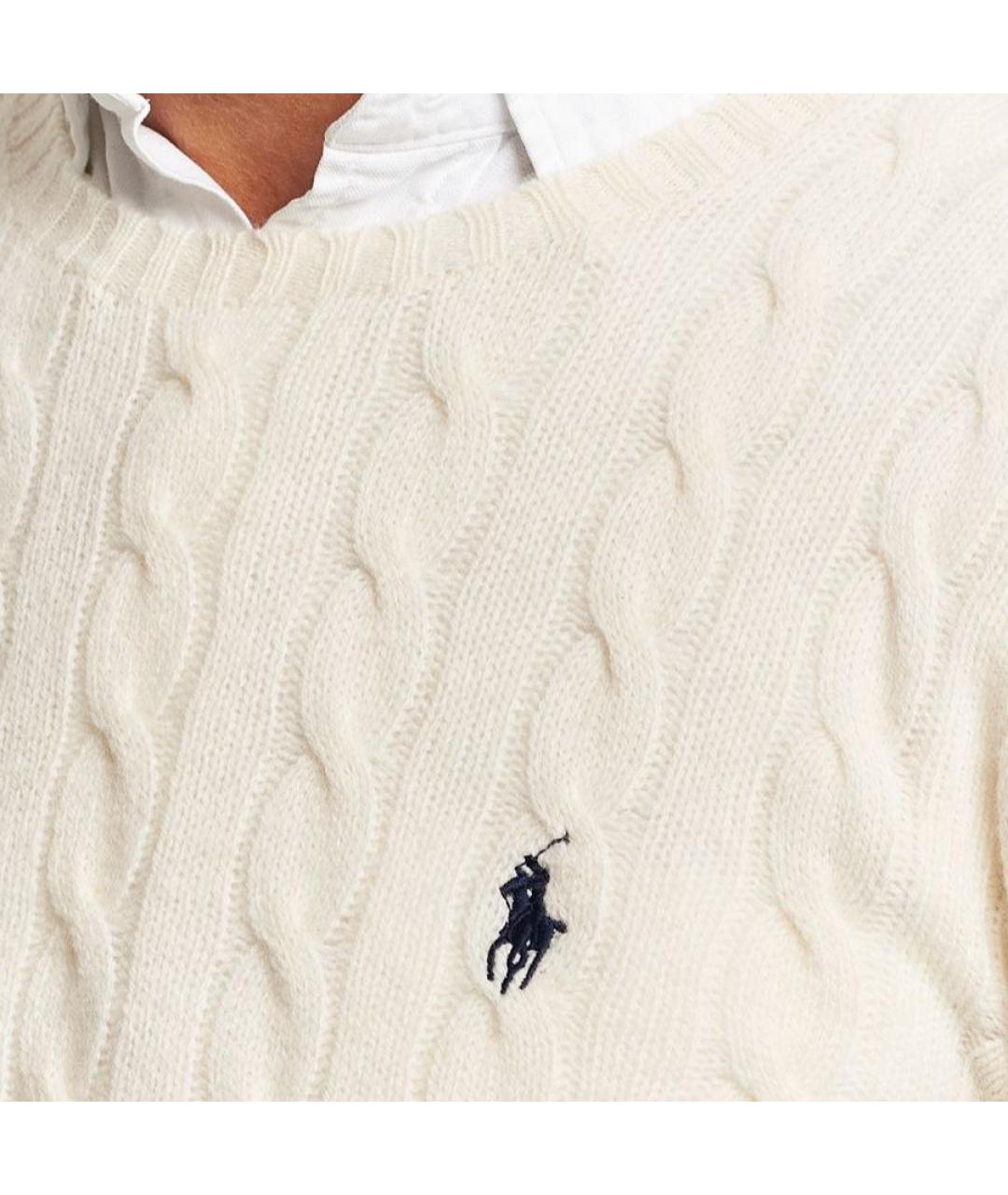 POLO RALPH LAUREN Бежевый джемпер / свитер, фото 5