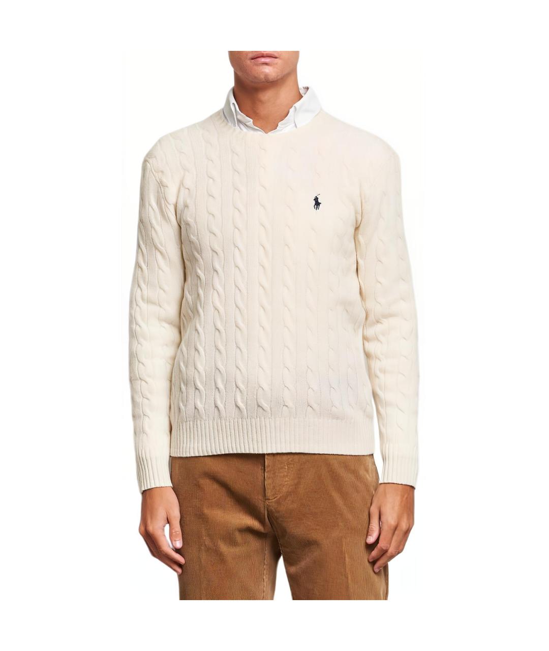 POLO RALPH LAUREN Бежевый джемпер / свитер, фото 6