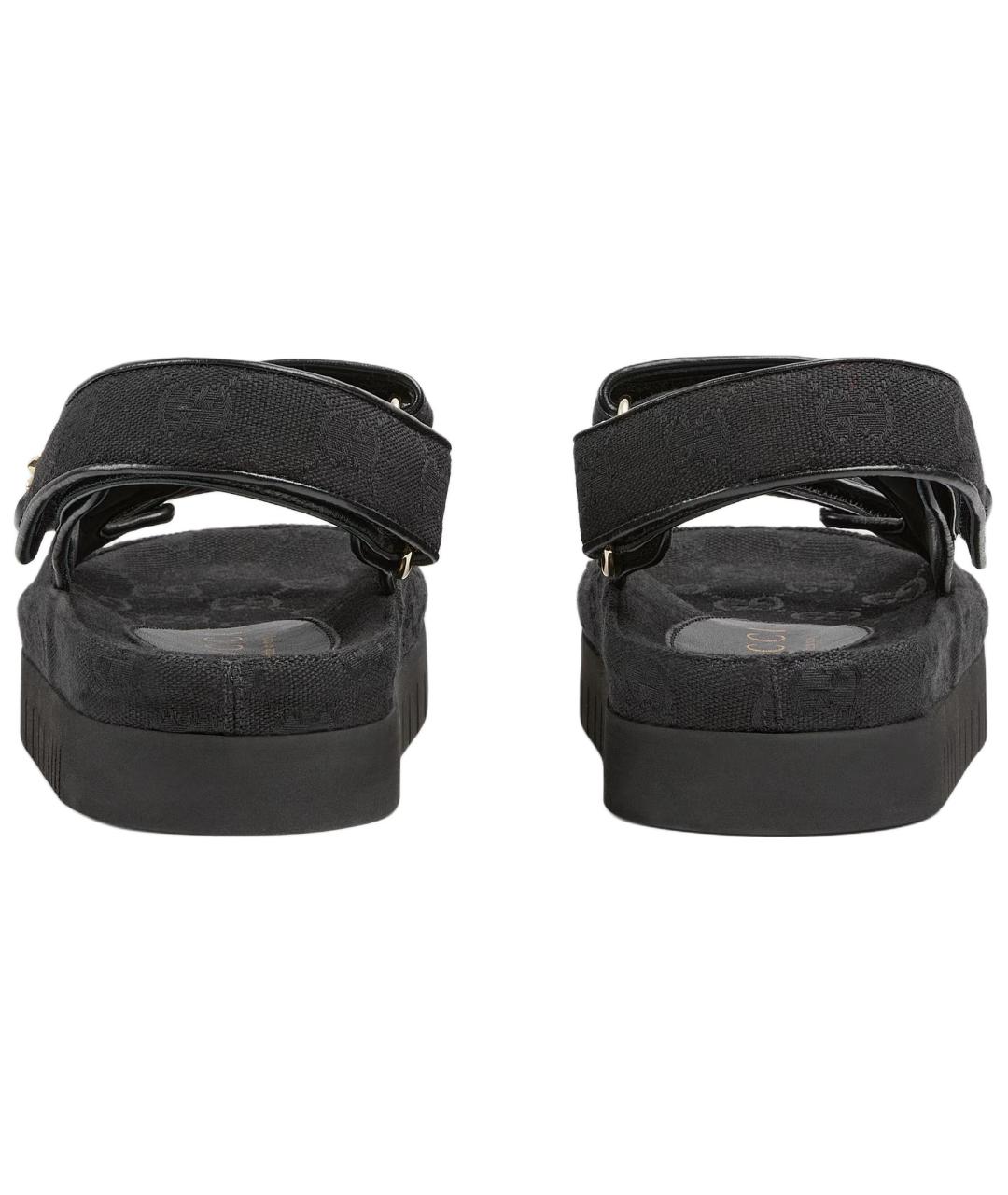 GUCCI Черные сандалии, фото 5