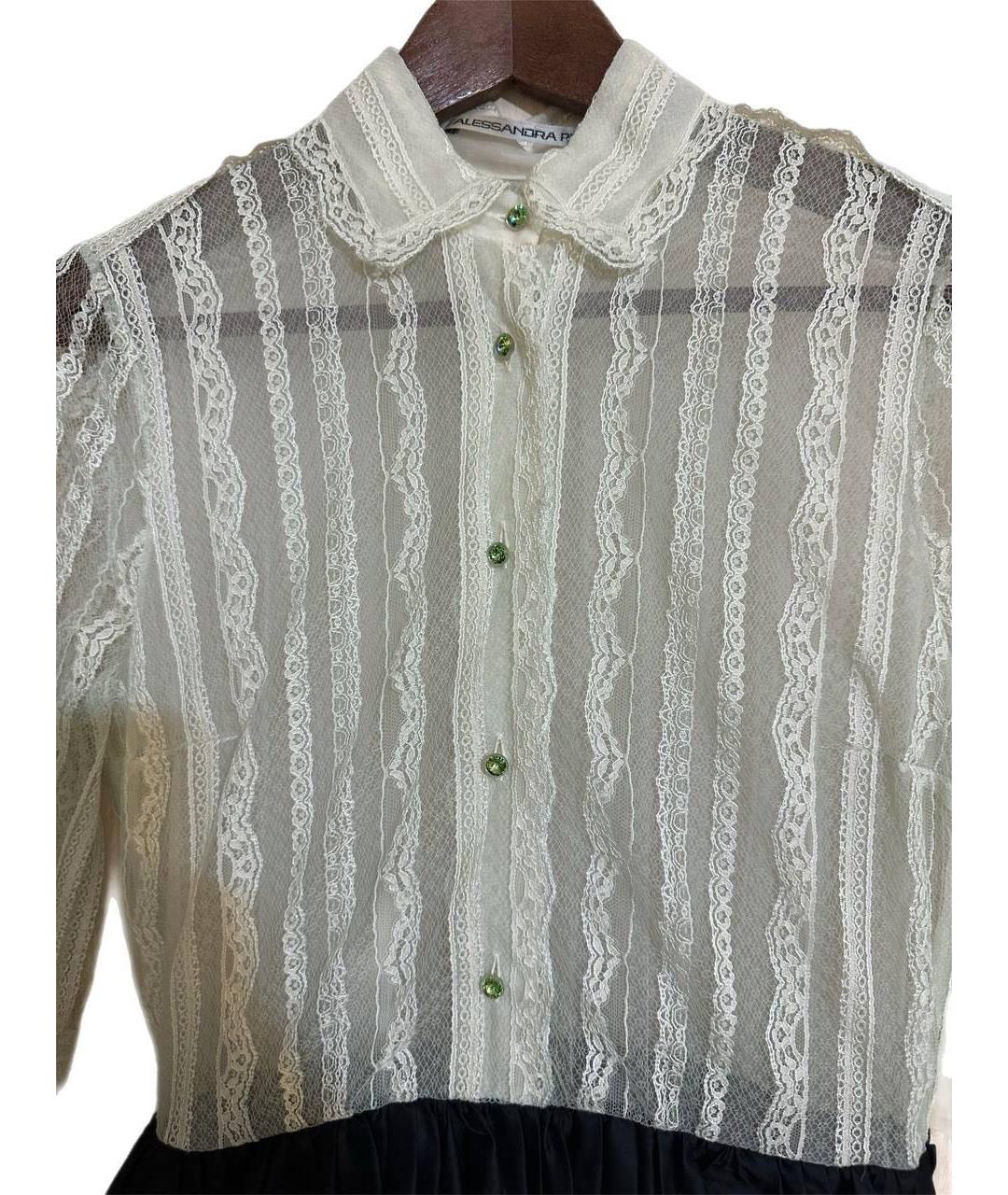 ALESSANDRA RICH Белое платье, фото 4