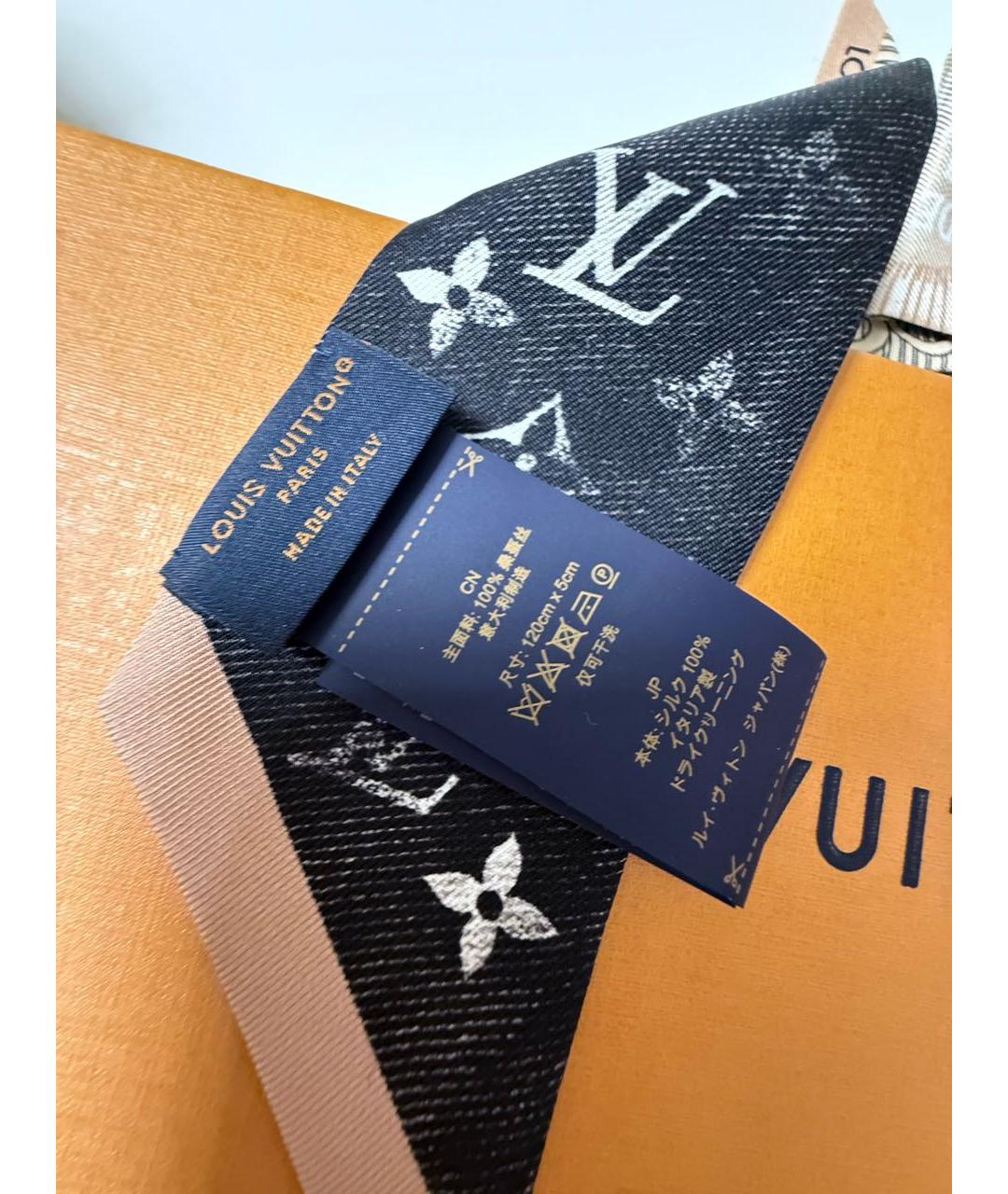 LOUIS VUITTON Мульти шелковый шарф, фото 7