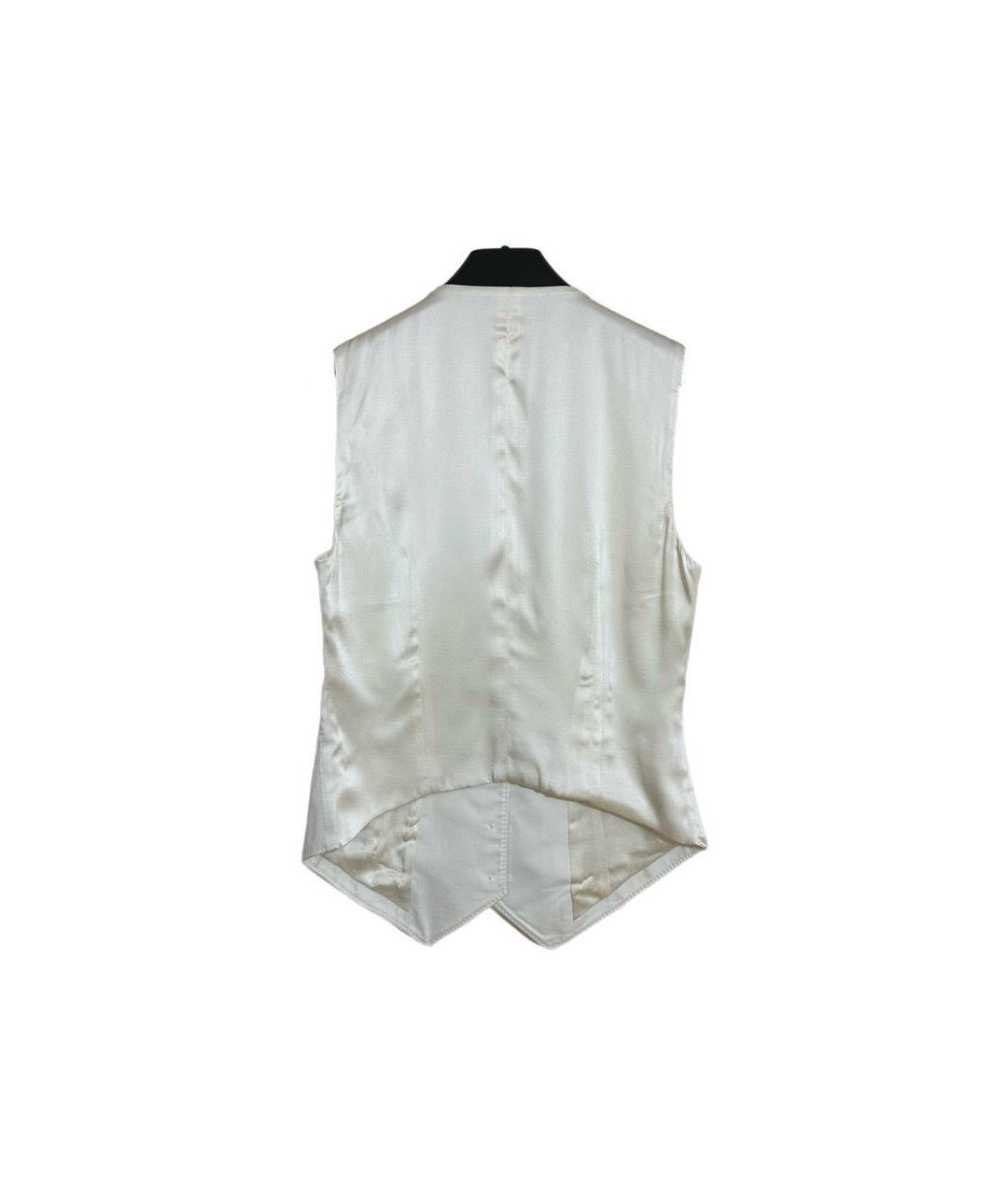 DOLCE&GABBANA Белый жилет, фото 2