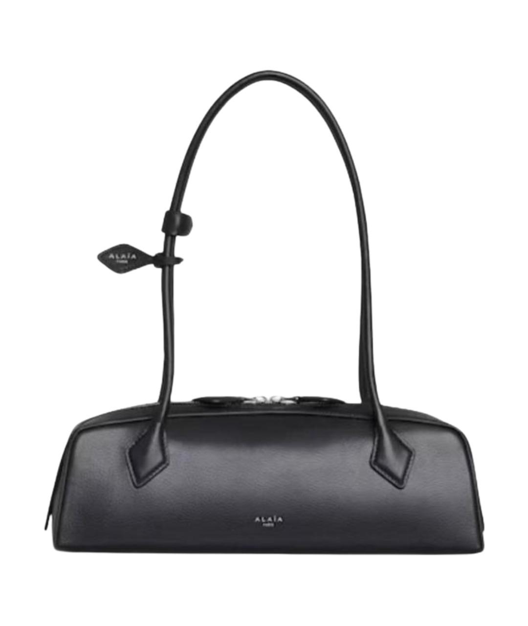 ALAIA Черная кожаная сумка через плечо, фото 1