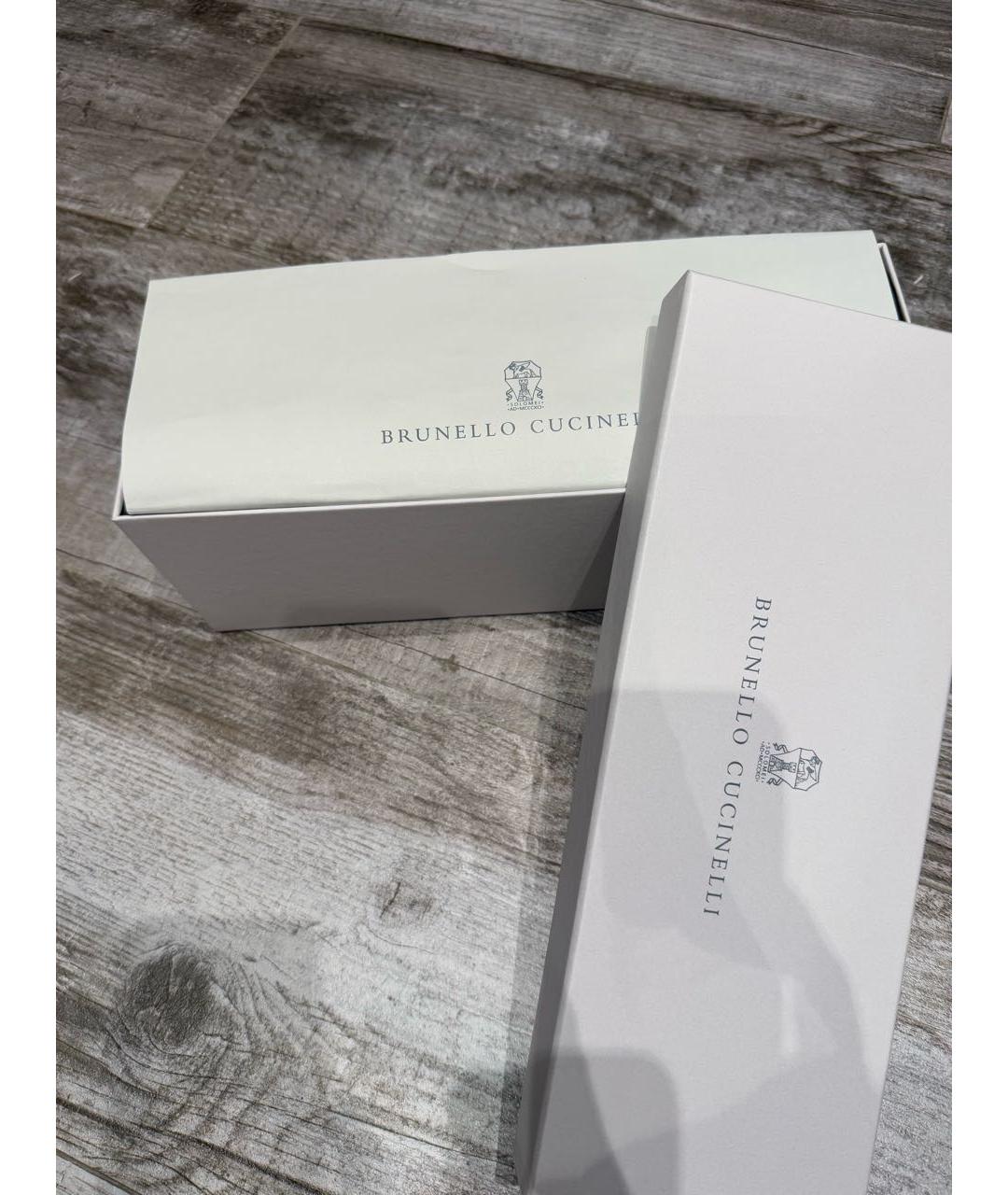 BRUNELLO CUCINELLI Бежевые текстильные шлепанцы, фото 5