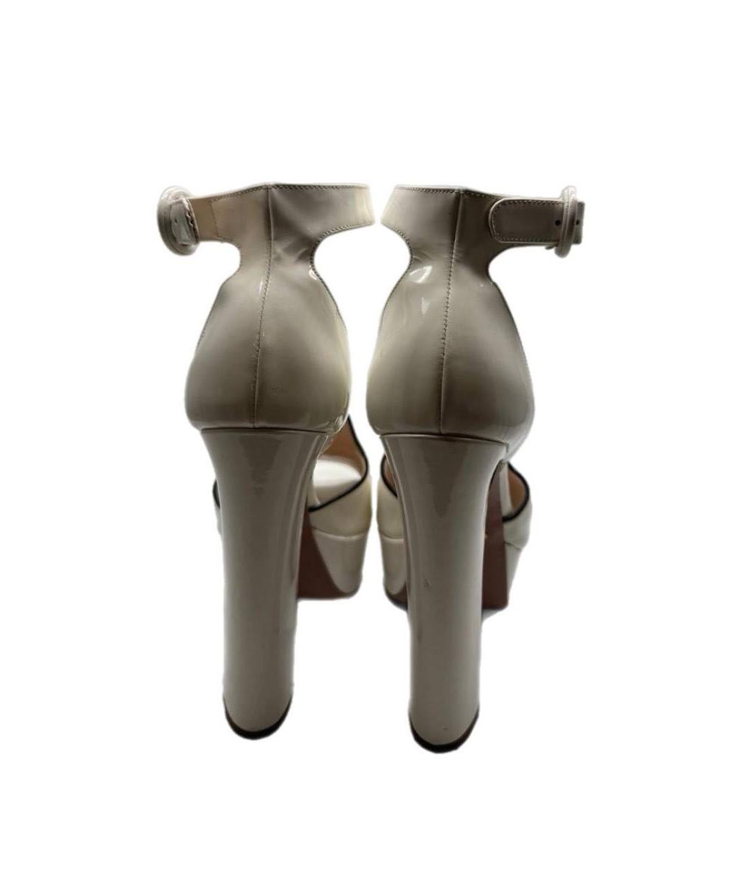 PRADA Белые кожаные туфли, фото 4