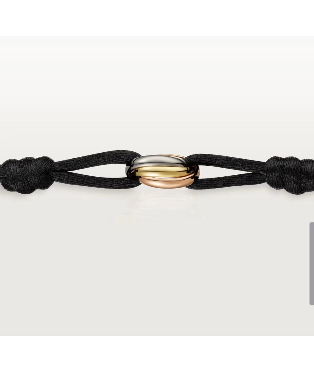 CARTIER Черный браслет из желтого золота, фото 2