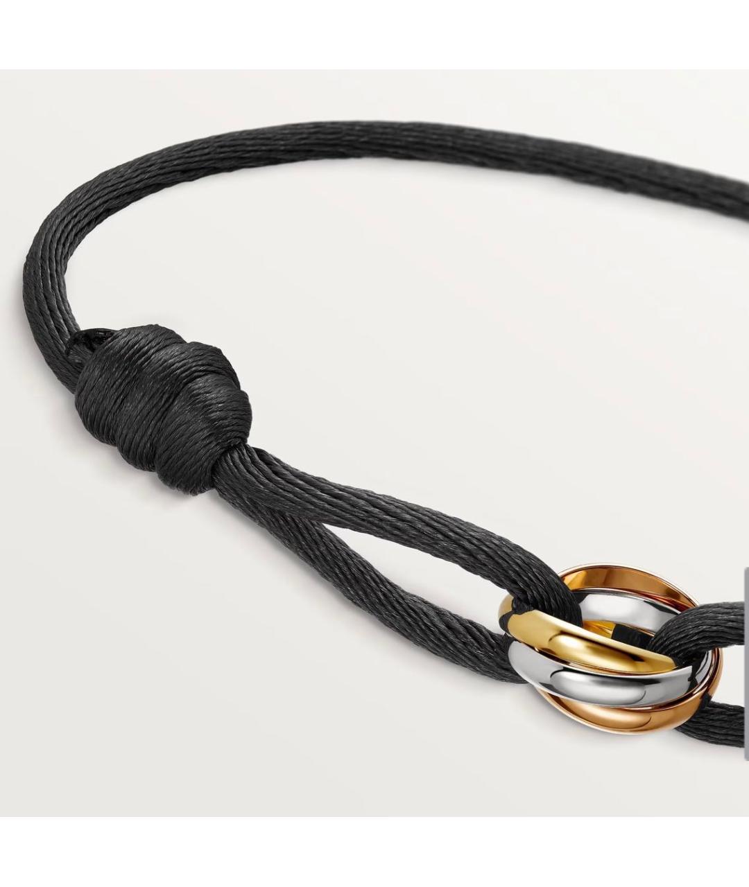 CARTIER Черный браслет из желтого золота, фото 3