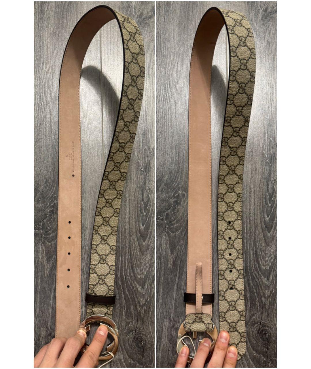 GUCCI Бежевый ремень, фото 5