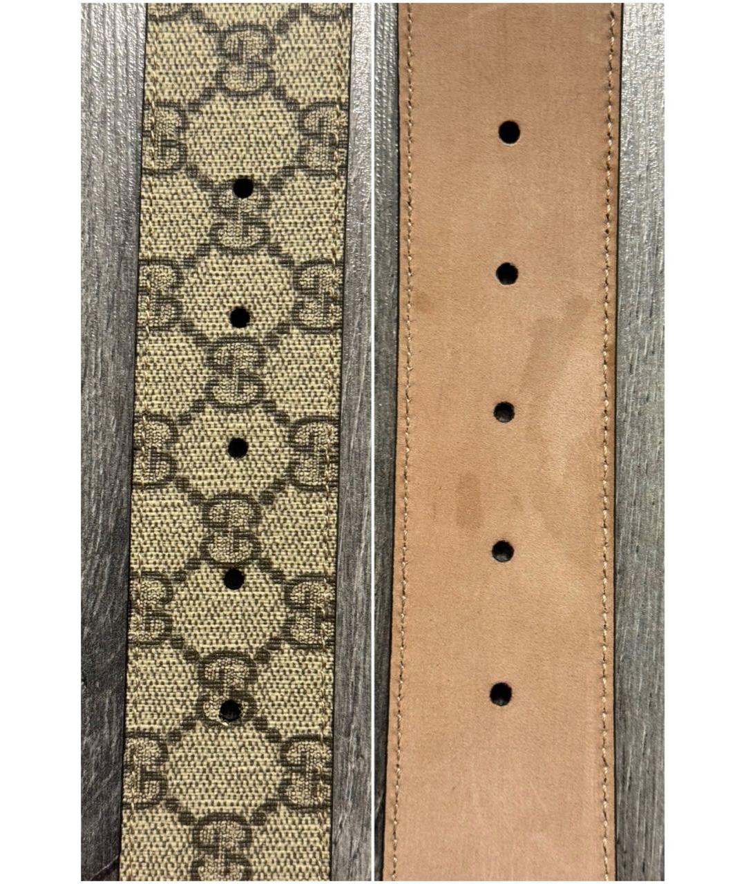 GUCCI Бежевый ремень, фото 4