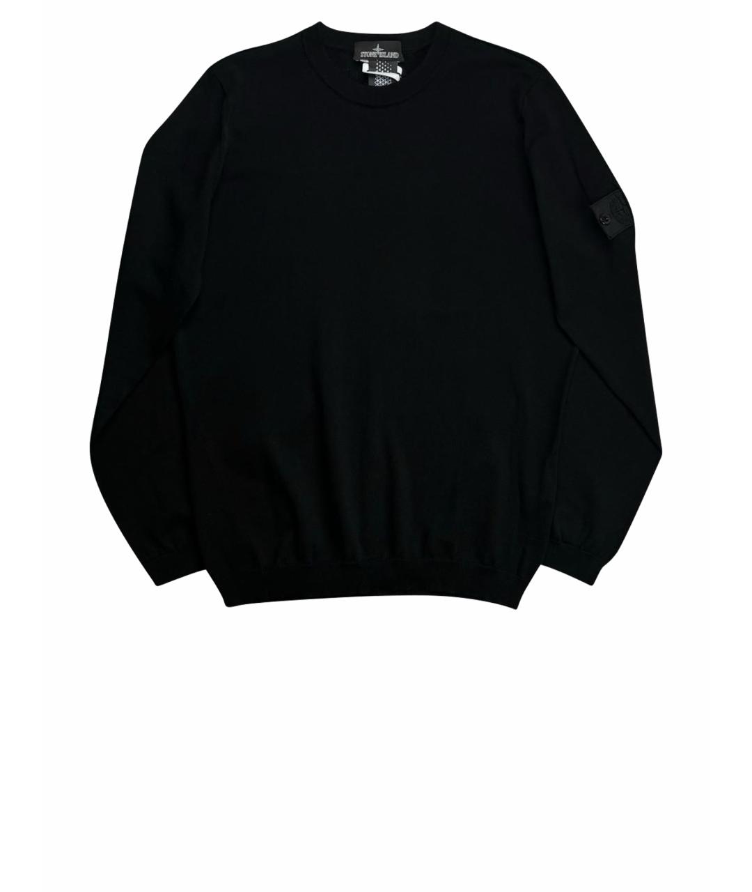 STONE ISLAND SHADOW PROJECT Черный хлопковый джемпер / свитер, фото 1