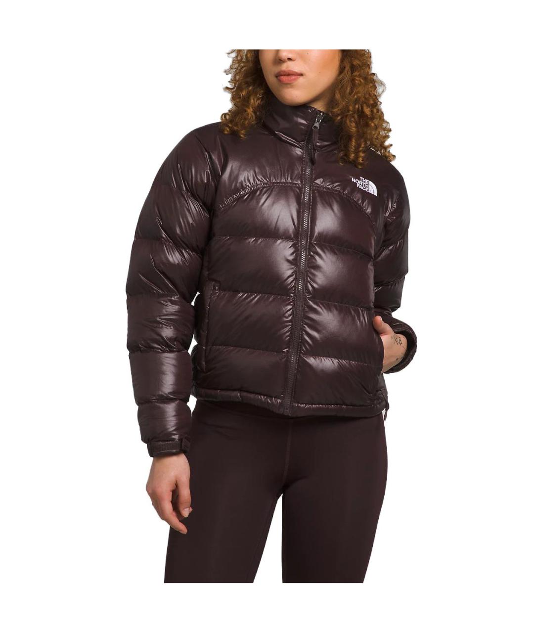 THE NORTH FACE Коричневая полиамидовая куртка, фото 4