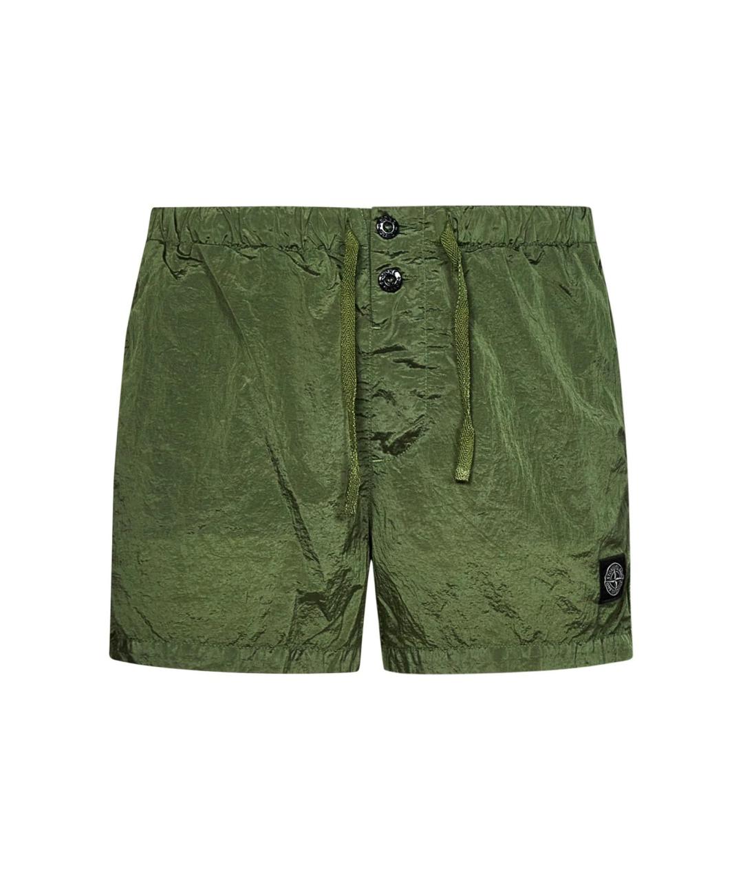 STONE ISLAND Зеленые плавки, фото 1