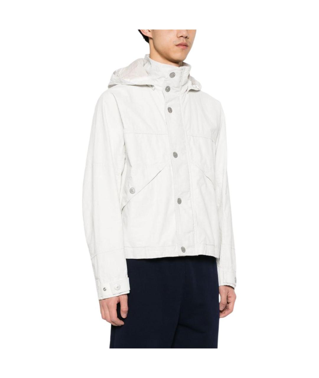 STONE ISLAND Белая куртка, фото 4