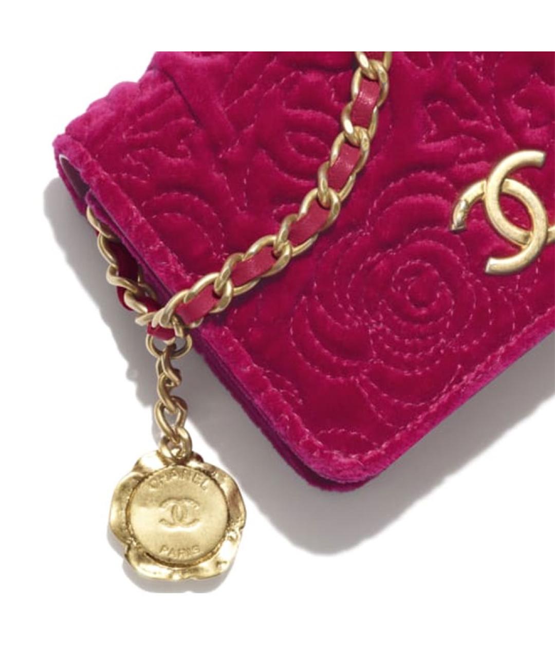 CHANEL Розовый кошелек, фото 4