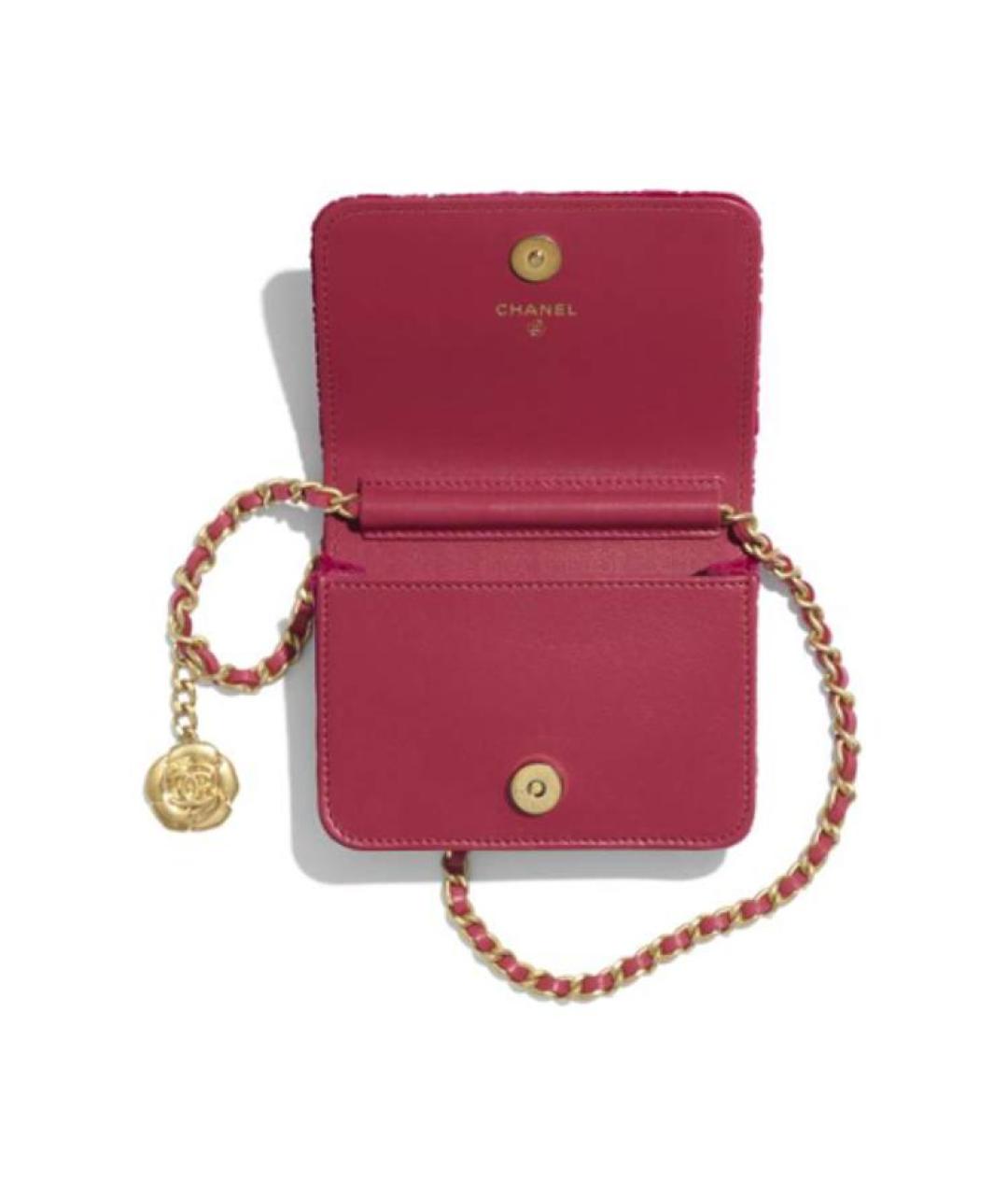 CHANEL Розовый кошелек, фото 3