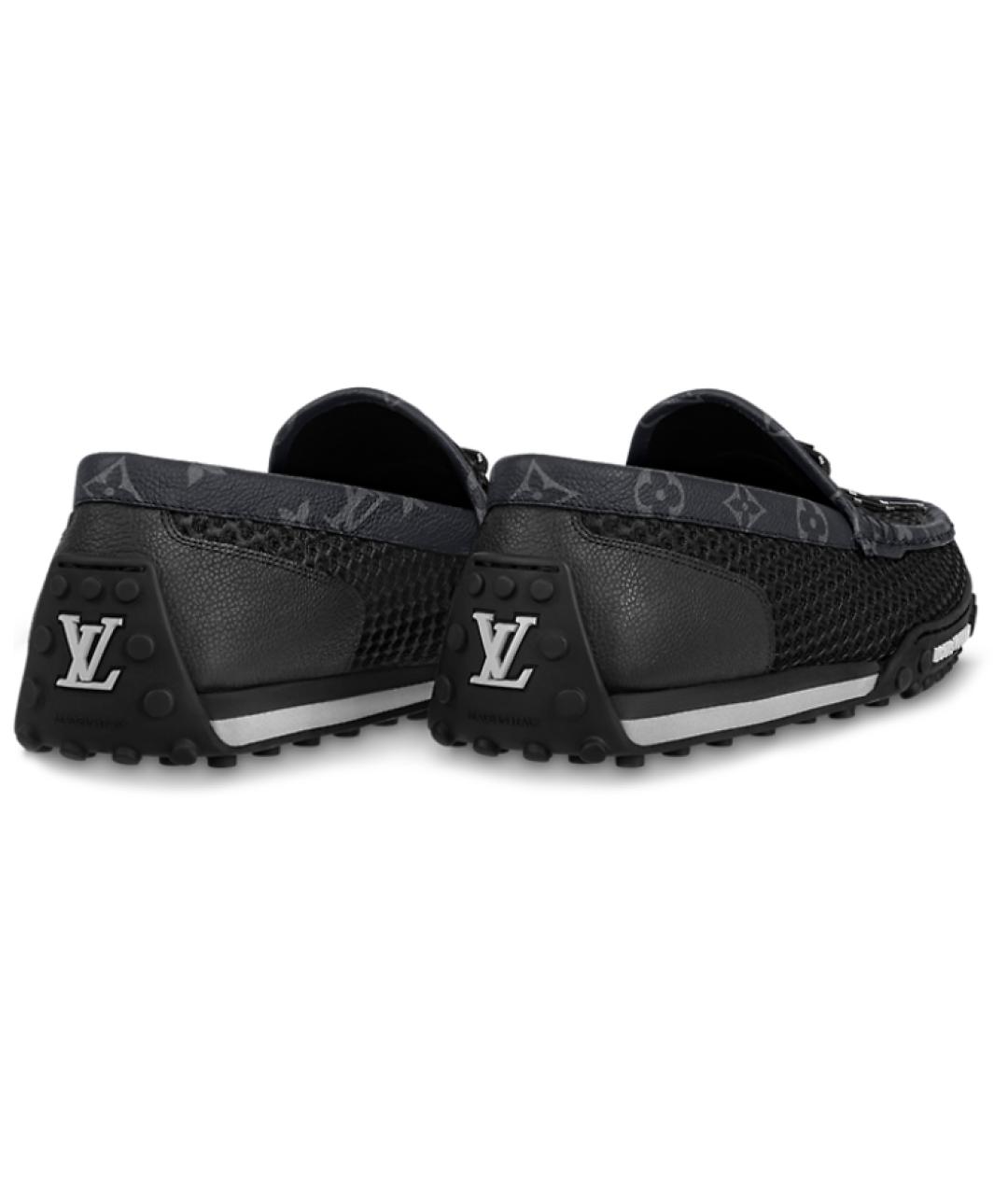 LOUIS VUITTON Черные мокасины, фото 4