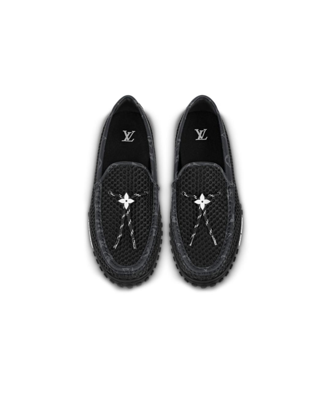 LOUIS VUITTON Черные мокасины, фото 3