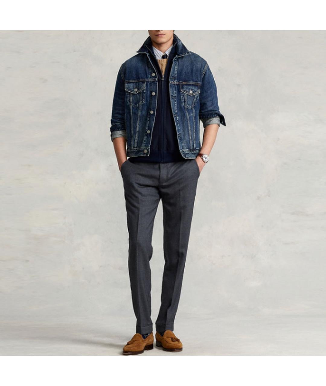 POLO RALPH LAUREN Темно-синий жилет, фото 2