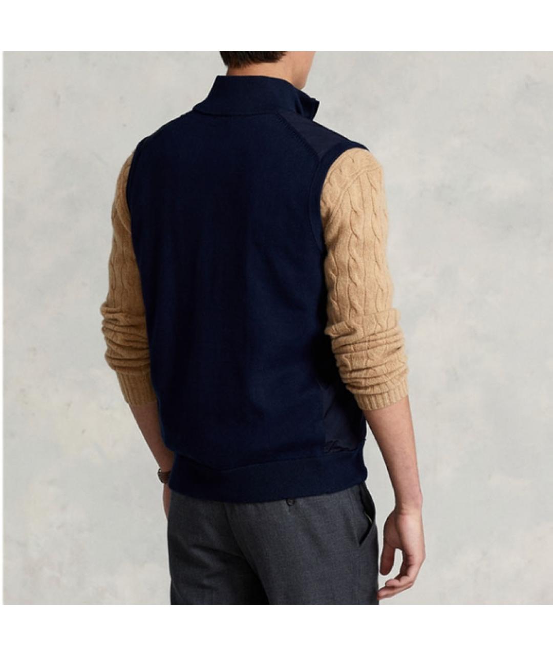 POLO RALPH LAUREN Темно-синий жилет, фото 4