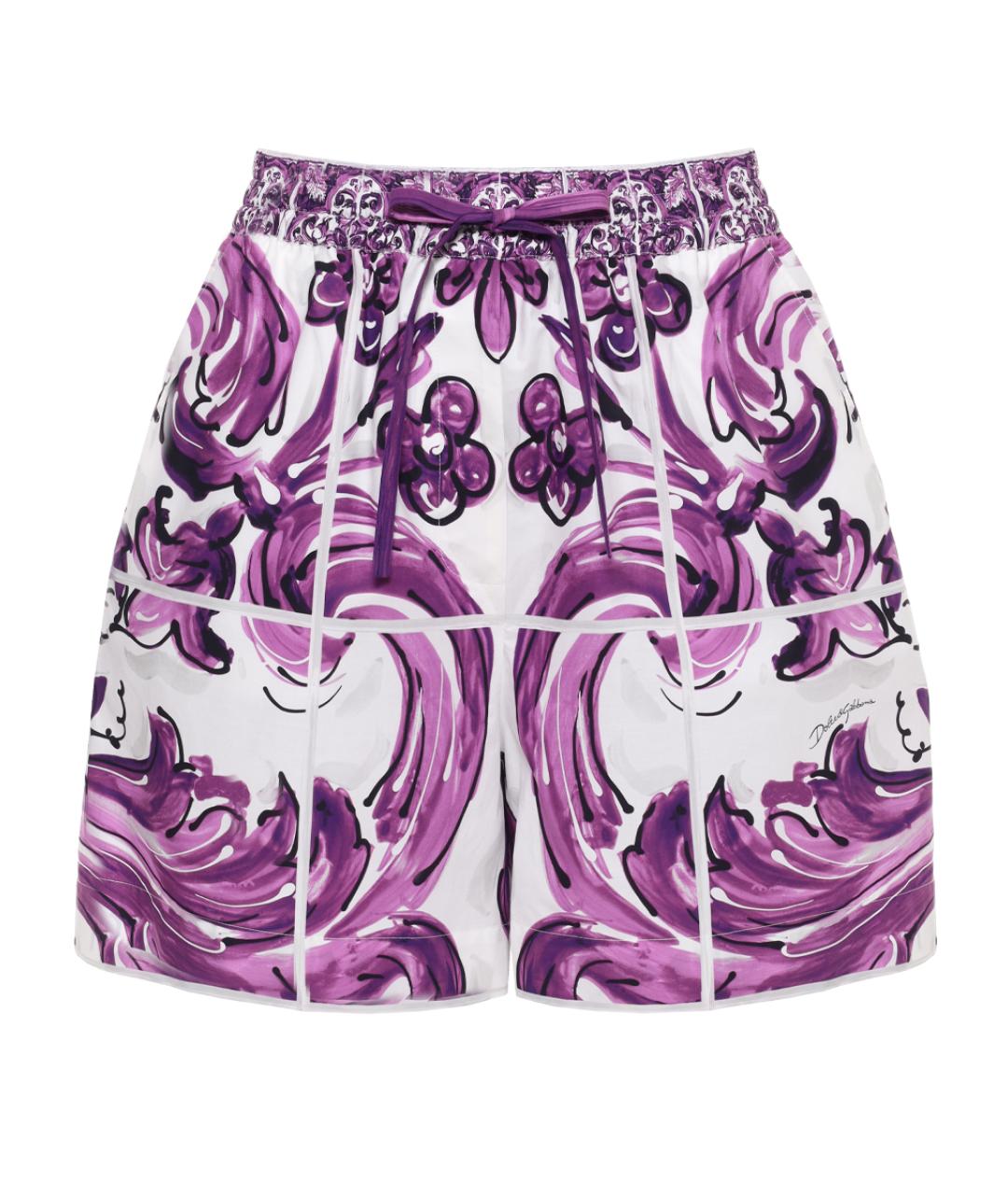 DOLCE&GABBANA Фиолетовые шорты, фото 1