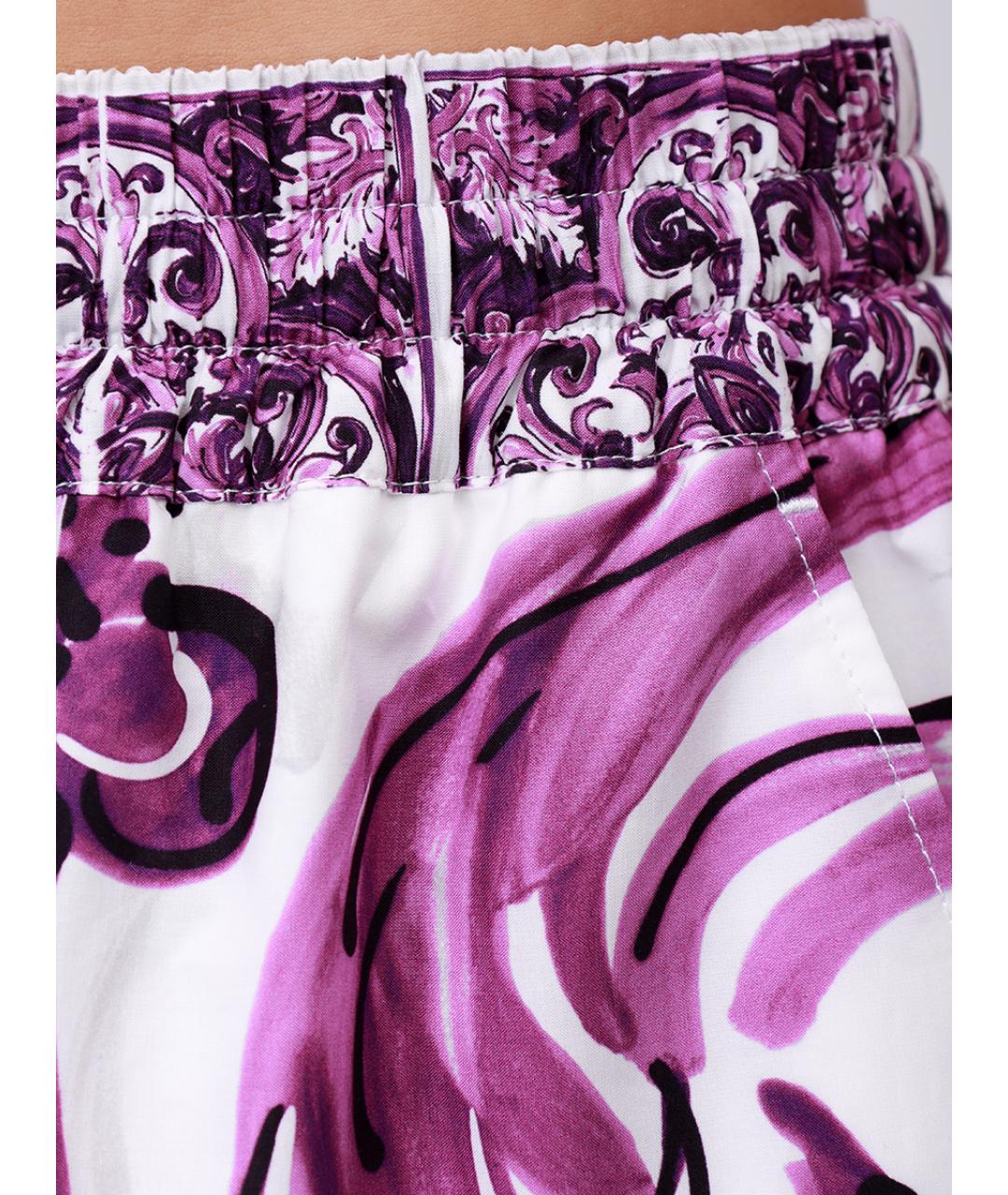 DOLCE&GABBANA Фиолетовые шорты, фото 6