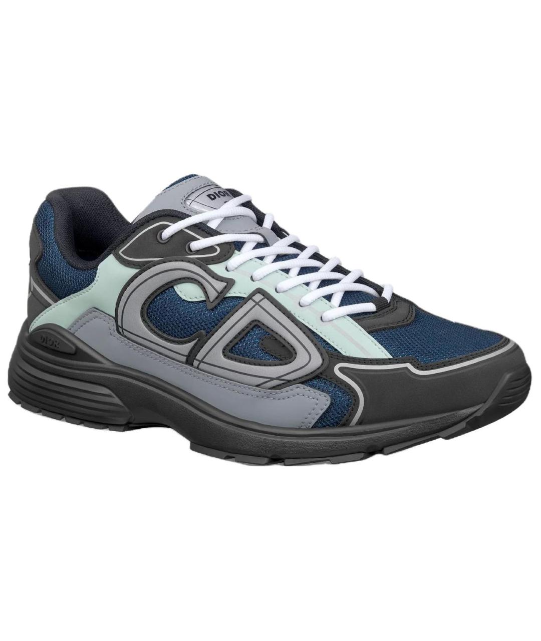 CHRISTIAN DIOR Мульти текстильные низкие кроссовки / кеды, фото 3