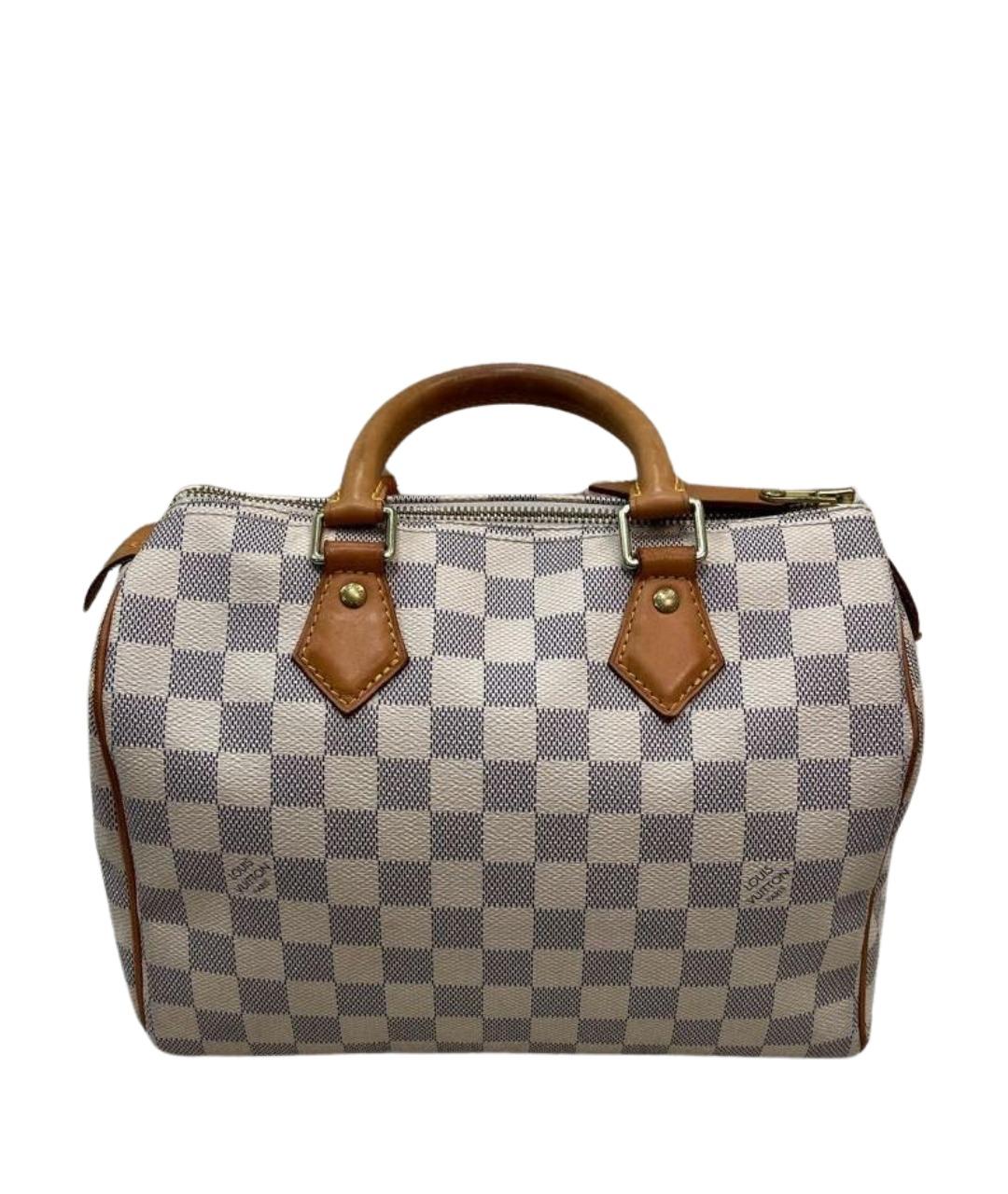 LOUIS VUITTON Бежевая кожаная сумка с короткими ручками, фото 1