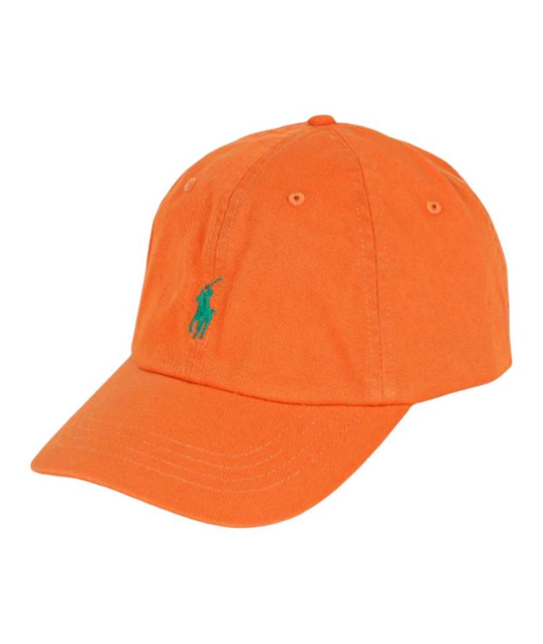 POLO RALPH LAUREN Оранжевая хлопковая кепка, фото 1