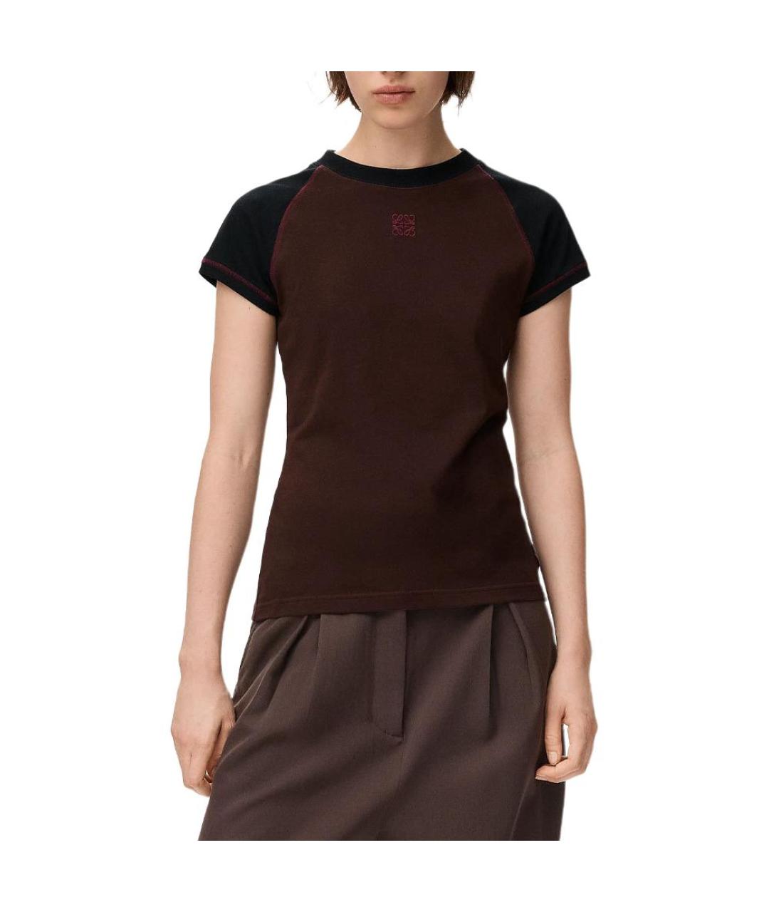 LOEWE Мульти хлопковая футболка, фото 3